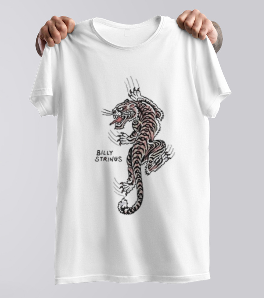 Billy Strings Old Gold Tiger Winter T-Shirt