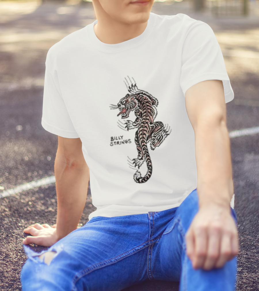 Billy Strings Old Gold Tiger Winter T-Shirt