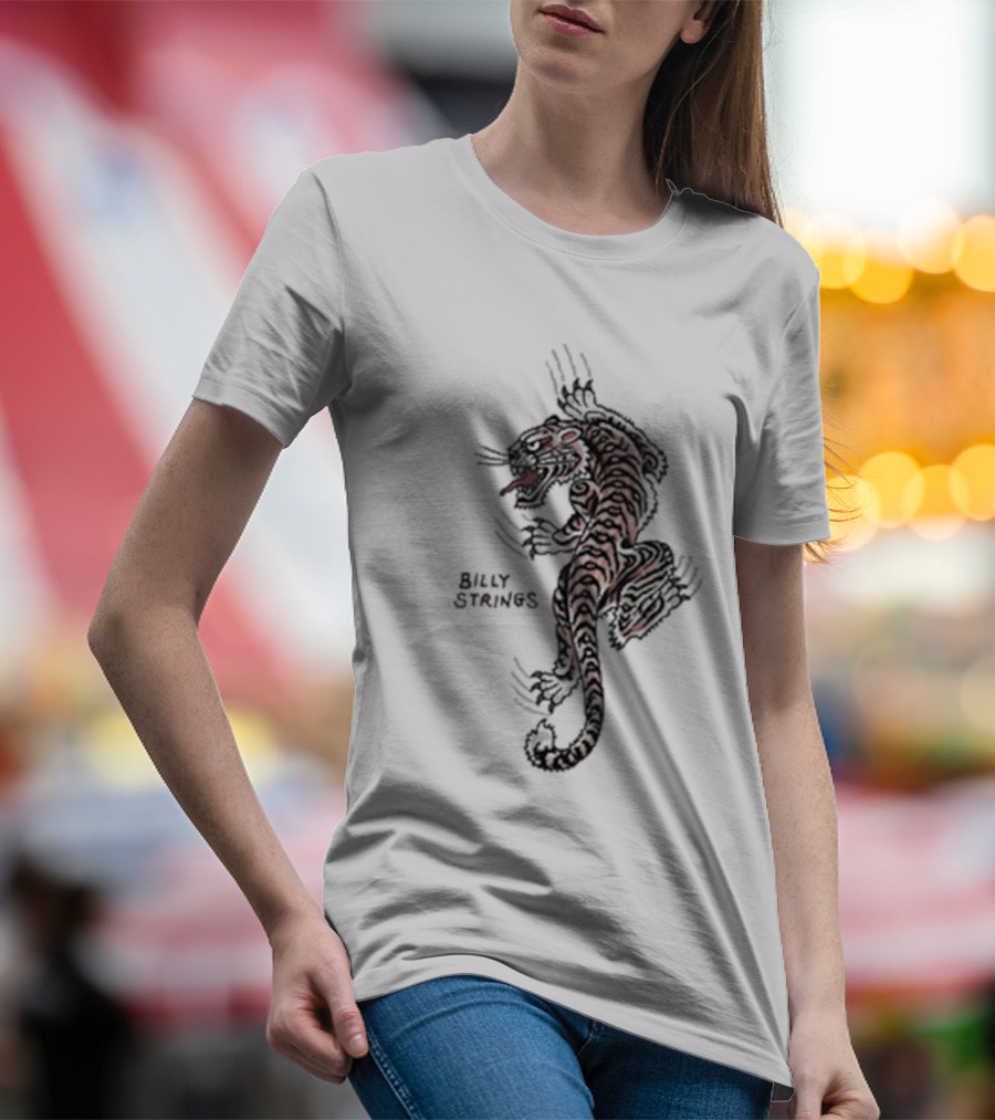 Billy Strings Old Gold Tiger Winter T-Shirt