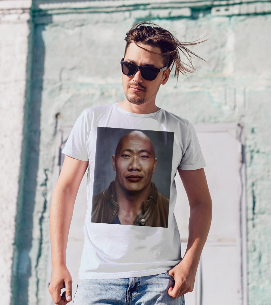Dwayne The Wok Johnson Meme Face Mashup T-Shirt
