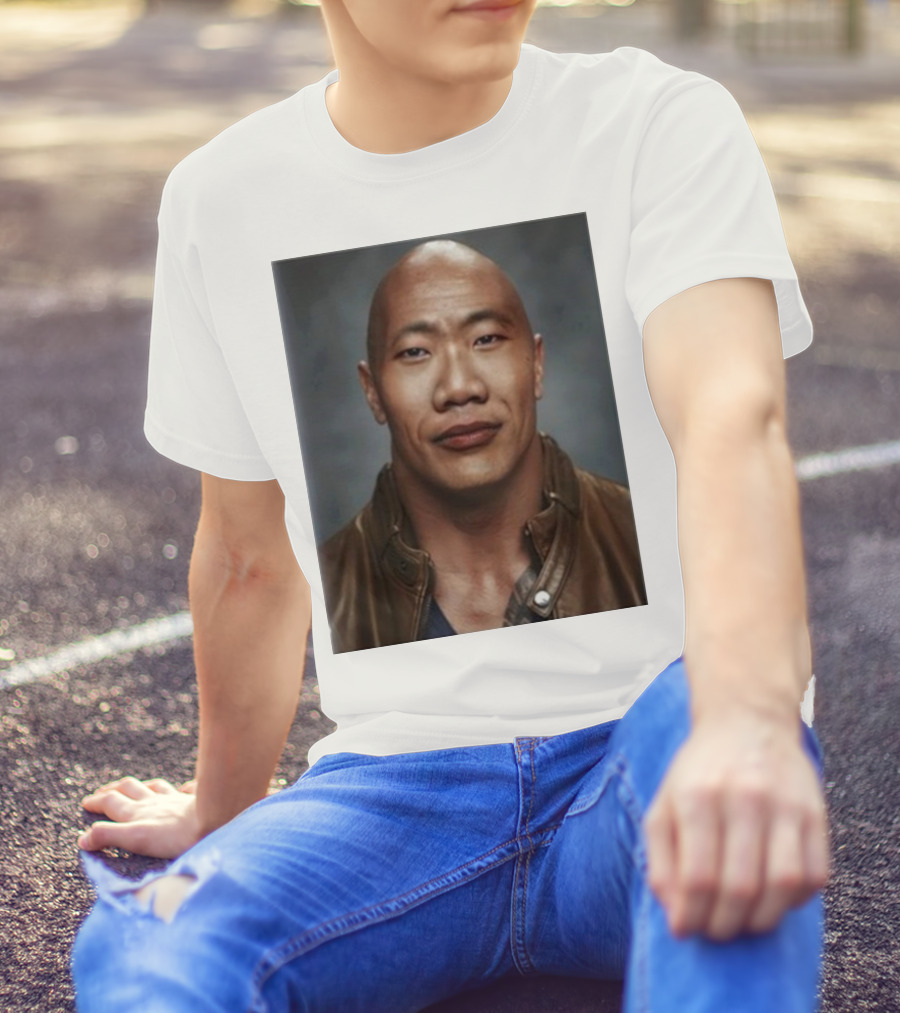 Dwayne The Wok Johnson Meme Face Mashup T-Shirt