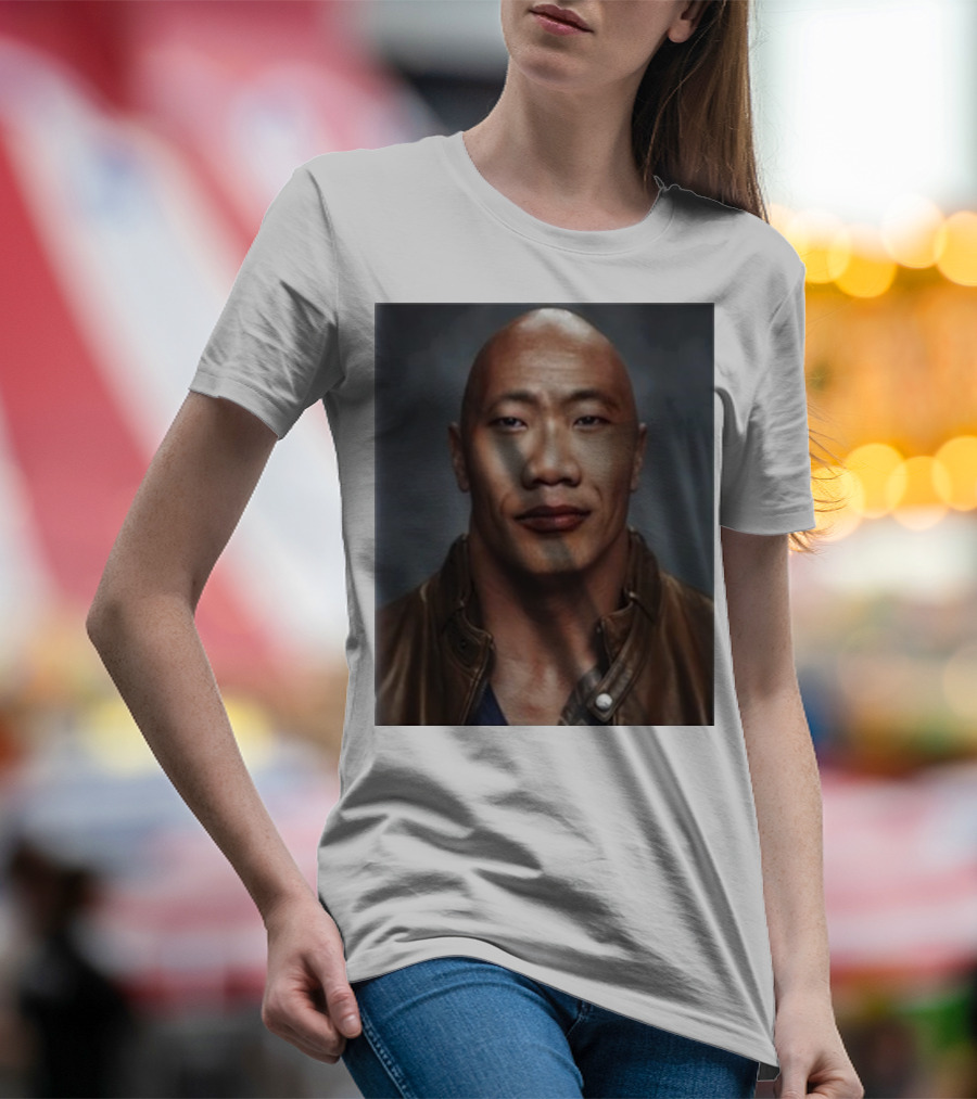 Dwayne The Wok Johnson Meme Face Mashup T-Shirt