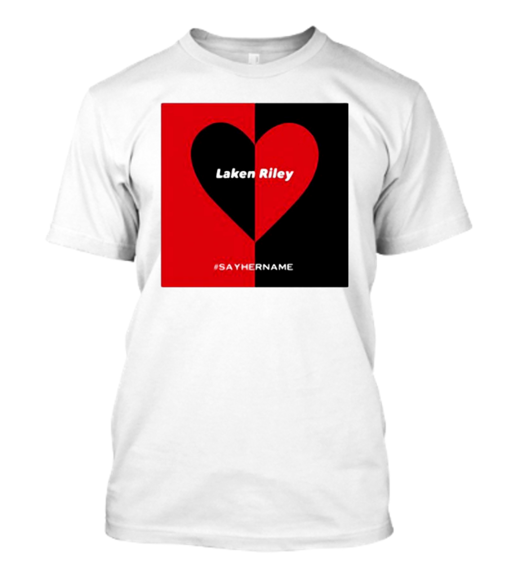 Laken Riley Heart #SayHerName T-Shirt