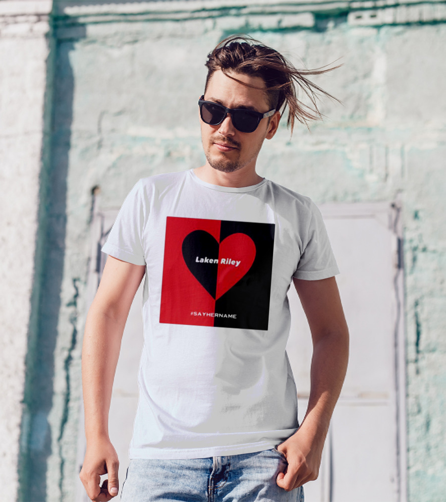 Laken Riley Heart #SayHerName T-Shirt