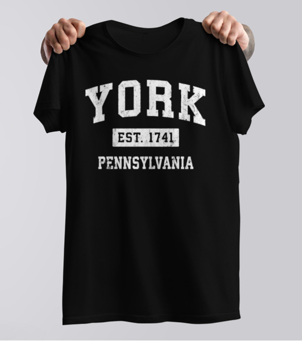 York Pennsylvania Est. 1741 Vintage Sports T-Shirt