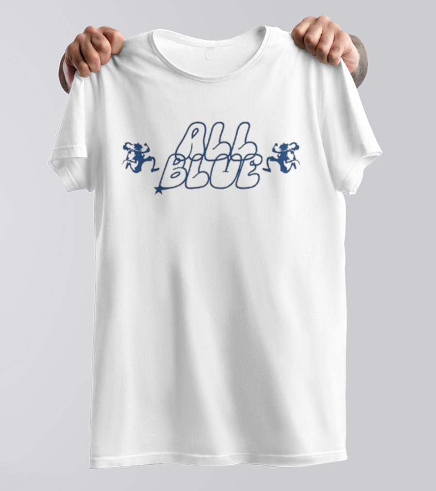 Artur Library Of Ohara One Piece All Blue Project All Blue Star Symbol With Figures T-Shirt