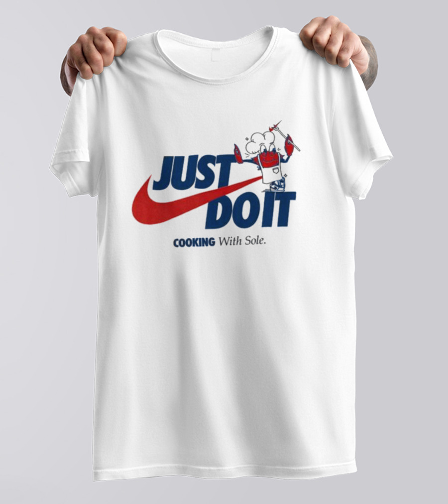 JUST DO IT Cooking With Sole Chef Swoosh T-Shirt