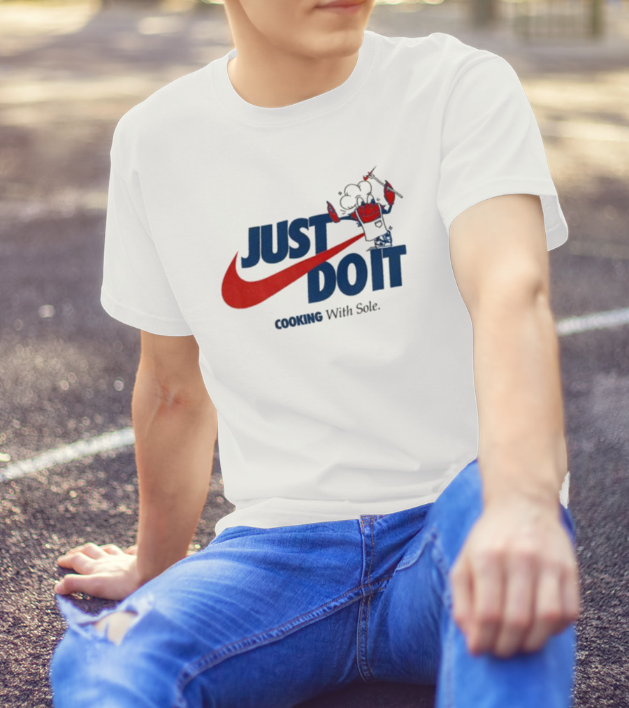 JUST DO IT Cooking With Sole Chef Swoosh T-Shirt
