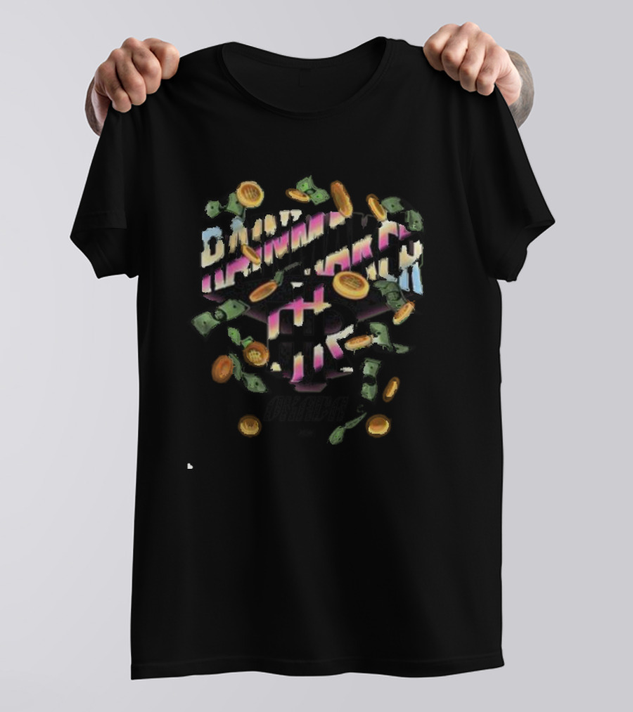 Rainmaker Kazuchika Okada Money Rain Coins Bills T-Shirt
