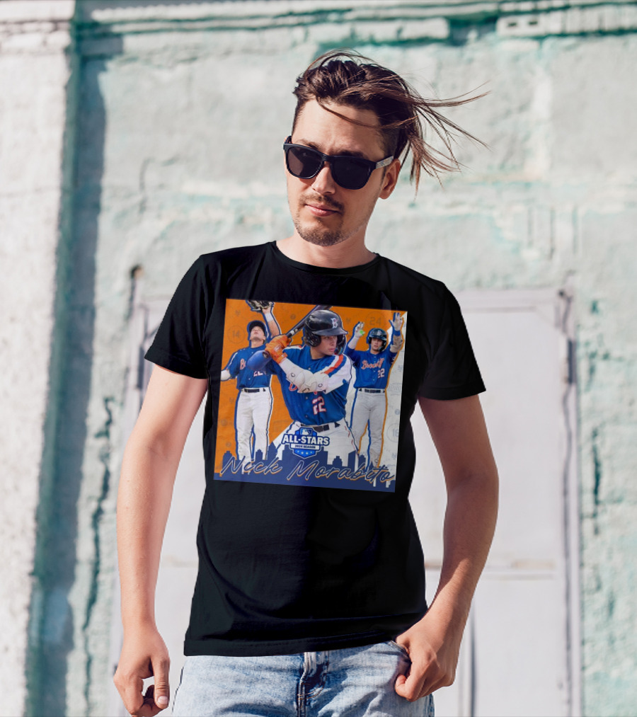 Nick Morabito Brooklyn Cyclones All-Stars 2024 Season Baseball Montage T-Shirt