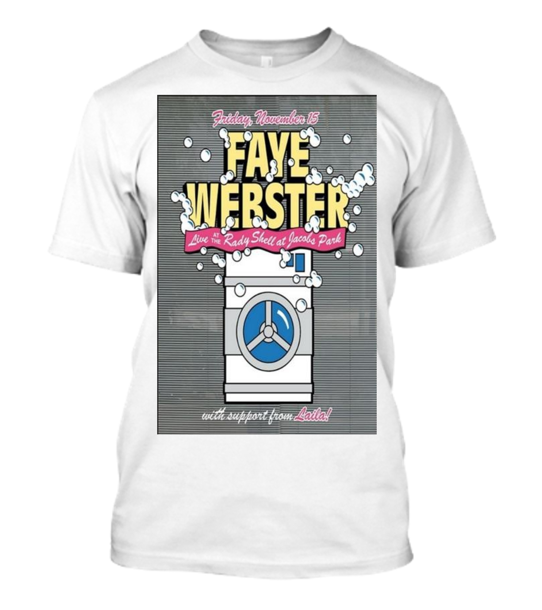 Friday November 15 Faye Webster Live At The Rady Shell At Jacobs Park With Support From Lala T-Shirt