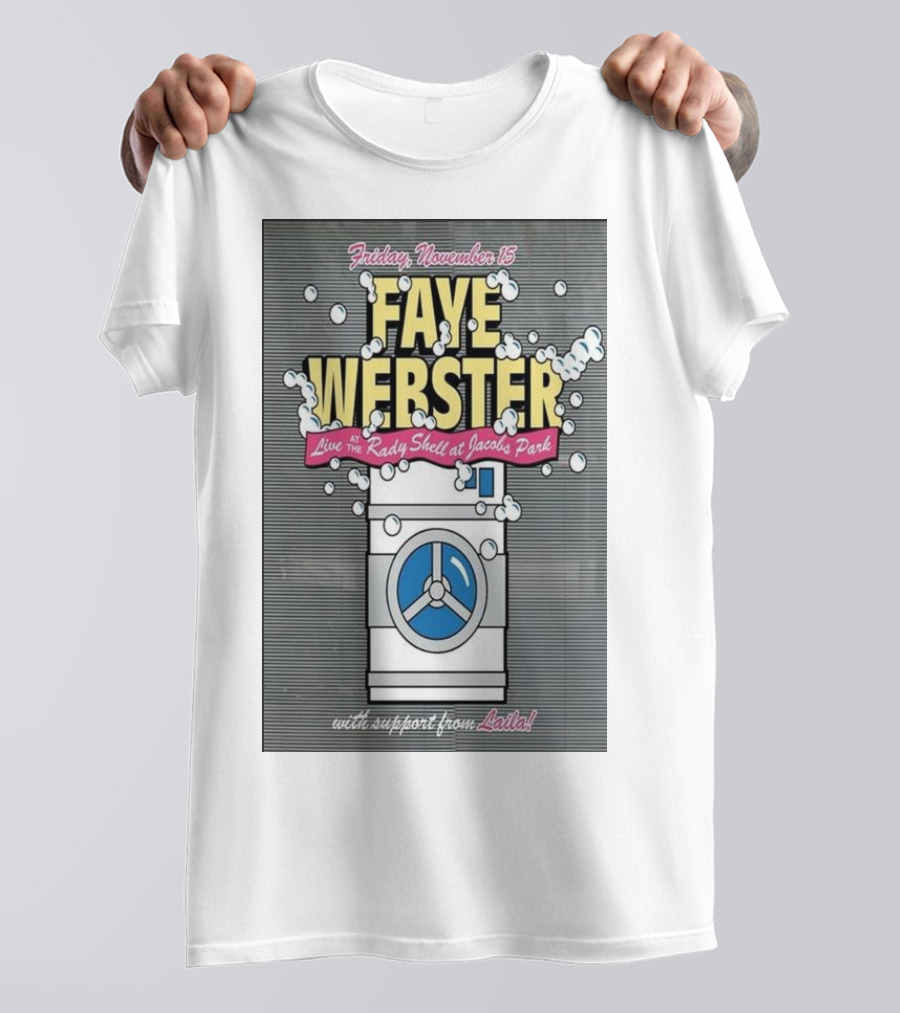 Friday November 15 Faye Webster Live At The Rady Shell At Jacobs Park With Support From Lala T-Shirt