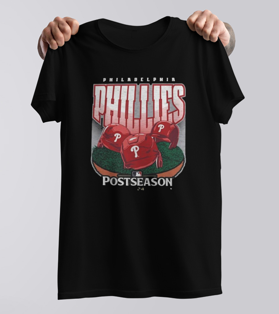 Philadelphia Phillies Postseason 2024 Helmets T-Shirt