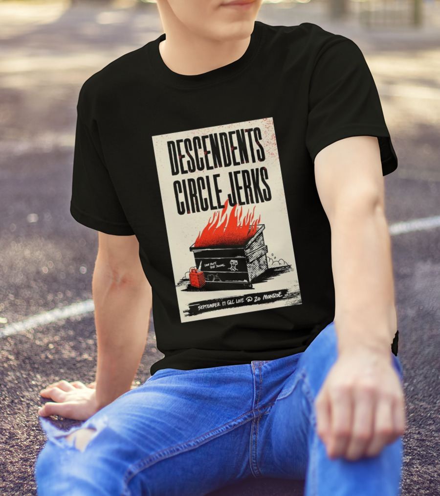 Descendents Circle Jerks Live Fast Die Young Grand Rapids September 17 2024 GLC Live At 20 Monroe Concert T-Shirt