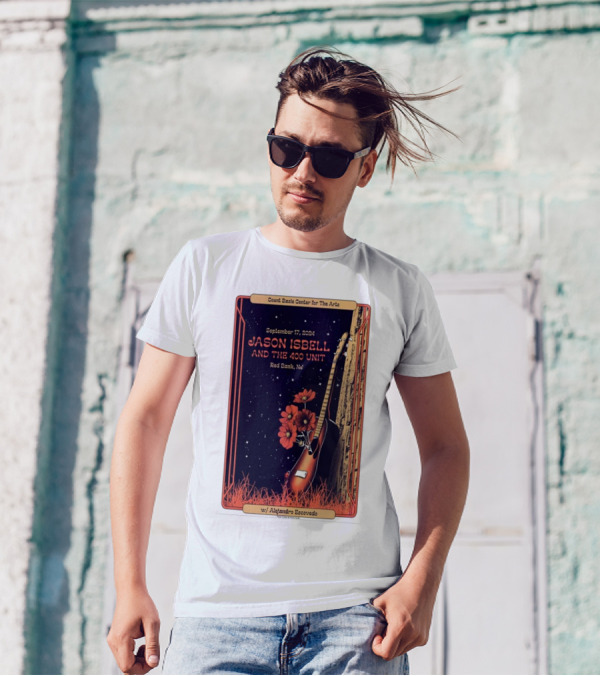 Jason Isbell And The 400 Unit September 17 2024 Red Bank NJ Count Basie Center For The Arts With Alejandro Escovedo T-Shirt