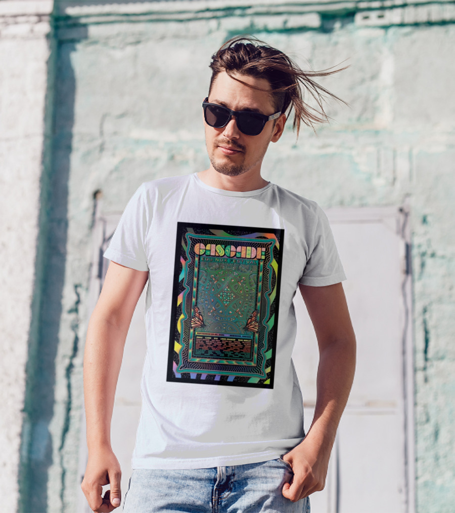 Cascade Equinox Festival Sept 20-22 2024 Redmond OR Psychedelic Art Butterfly T-Shirt
