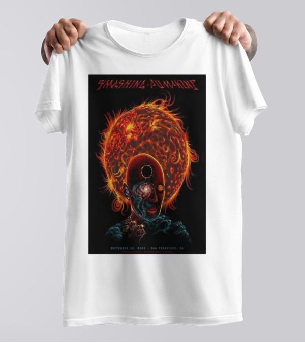 Smashing Pumpkins San Francisco Oracle Park September 20 2024 Cosmic Tour T-Shirt