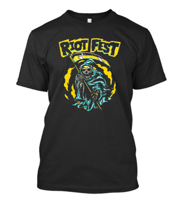 Riot Fest Sept 20-22 2024 Chicago IL Grim Reaper T-Shirt