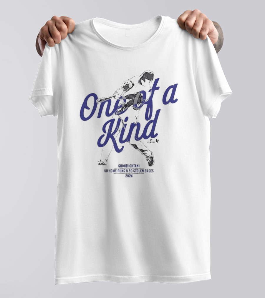 Shohei Ohtani One Of A Kind 50 Home Runs 50 Stolen Bases 2024 Dodgers T-Shirt