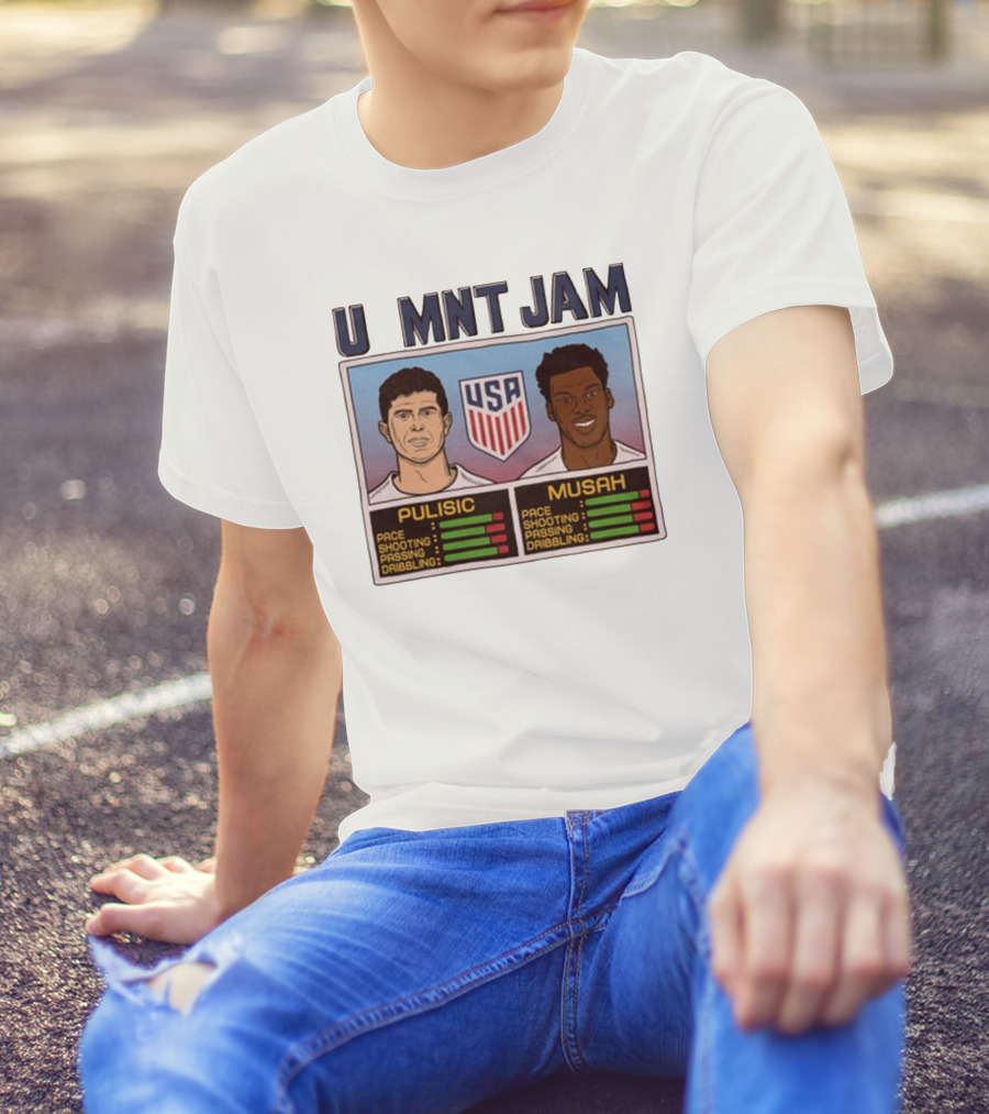 USMNT Jam Pulisic Musah USA Team Pace Shooting Passing Dribbling T-Shirt