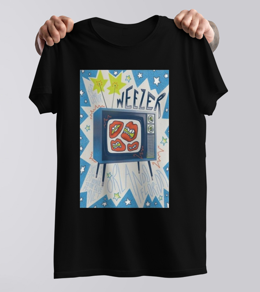 Weezer Live Orlando Florida September 20 2024 Kia Center Event T-Shirt