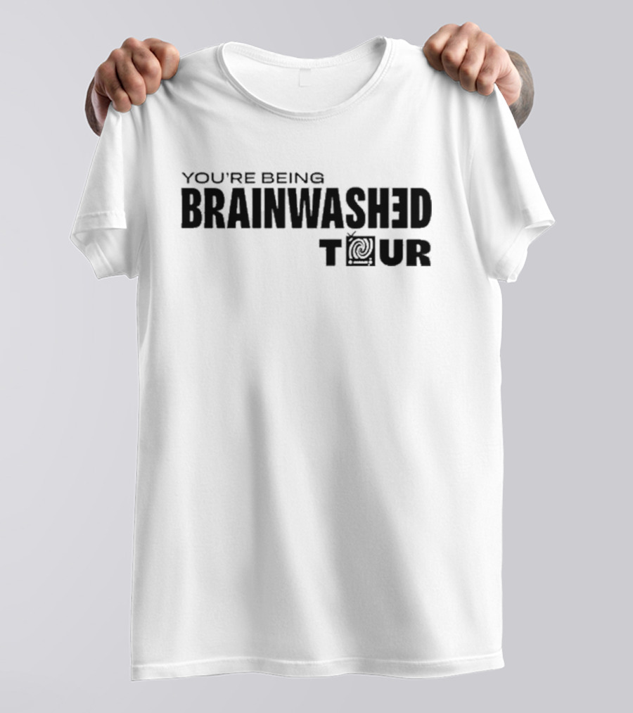 YOU'RE BEING BRAINWASHED TOUR Spiral T-Shirt
