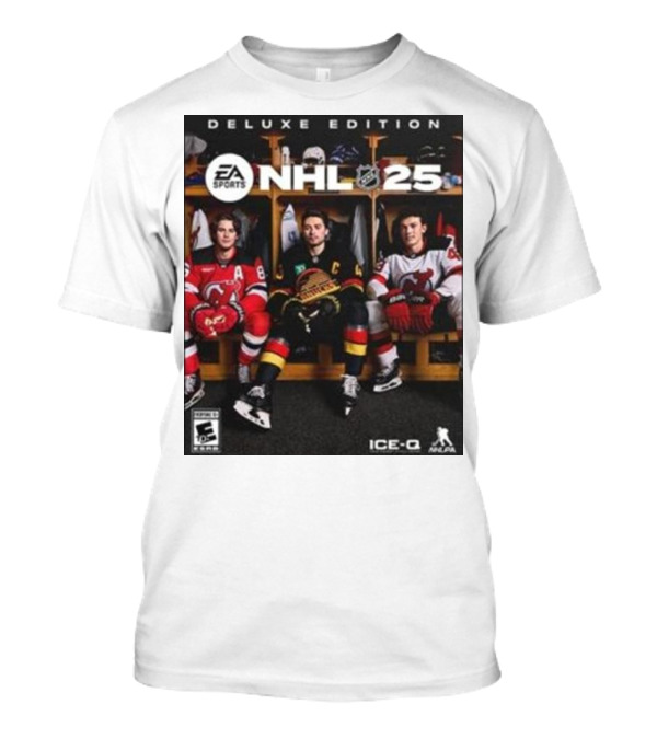 Deluxe Edition EA Sports NHL 25 Hughes Brothers Cover T-Shirt