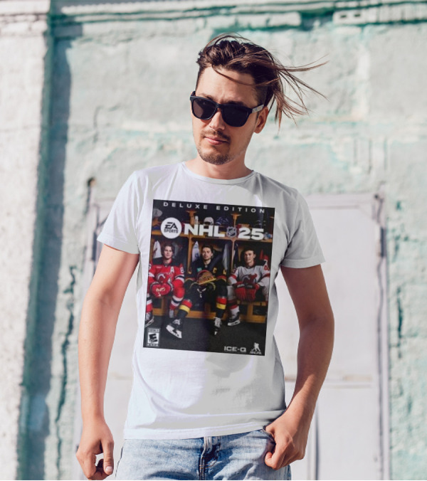 Deluxe Edition EA Sports NHL 25 Hughes Brothers Cover T-Shirt