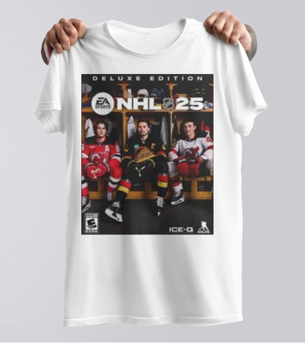 Deluxe Edition EA Sports NHL 25 Hughes Brothers Cover T-Shirt