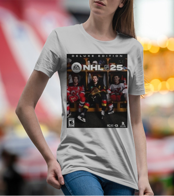 Deluxe Edition EA Sports NHL 25 Hughes Brothers Cover T-Shirt