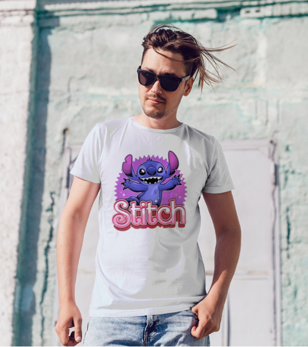 Stitch Alien Experiment 22 Fun Purple T-Shirt
