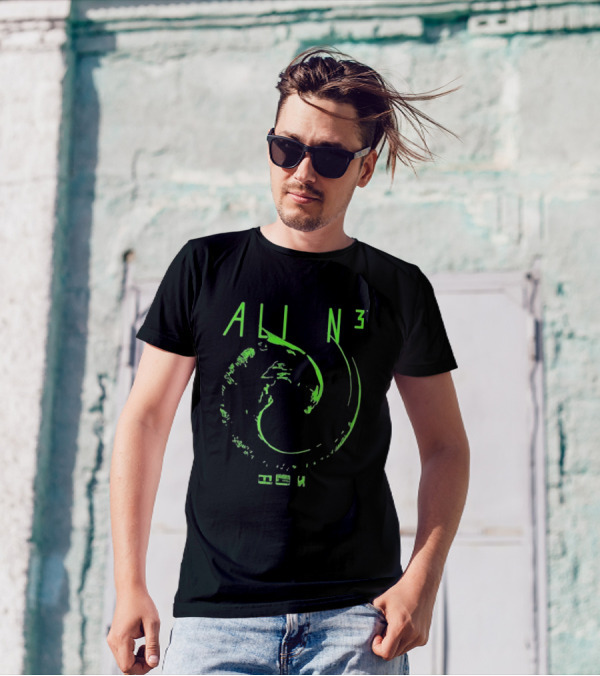 ALI N³ Green Creature Circle Iconic By Cope T-Shirt