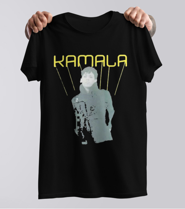 Kamala Alpha Chapter Silk Press President Wearing Pretty T-Shirt