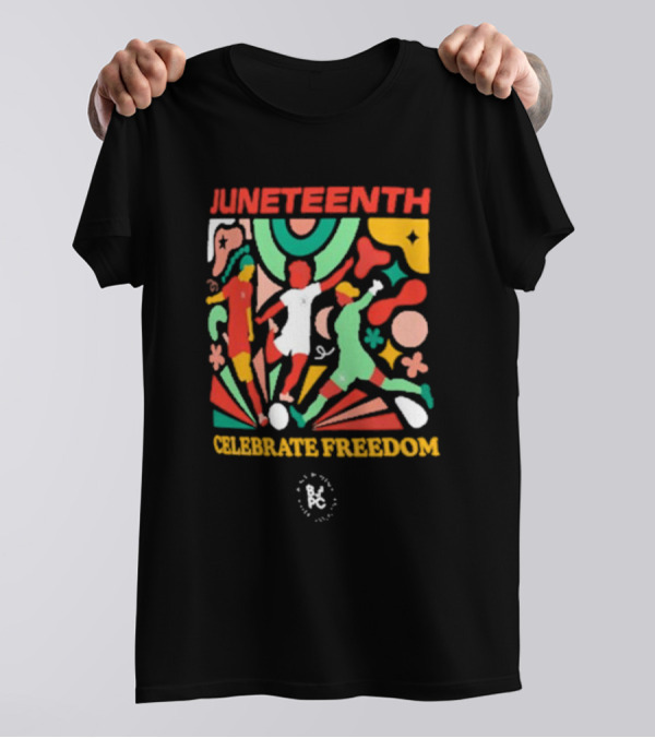 Angel City FC Juneteenth Celebrate Freedom NWSL 2024 Pre-Match T-Shirt