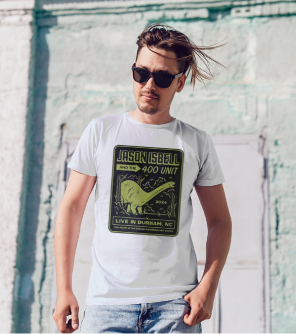 Jason Isbell And The 400 Unit Live In Durham NC 2024 Dinosaur T-Shirt