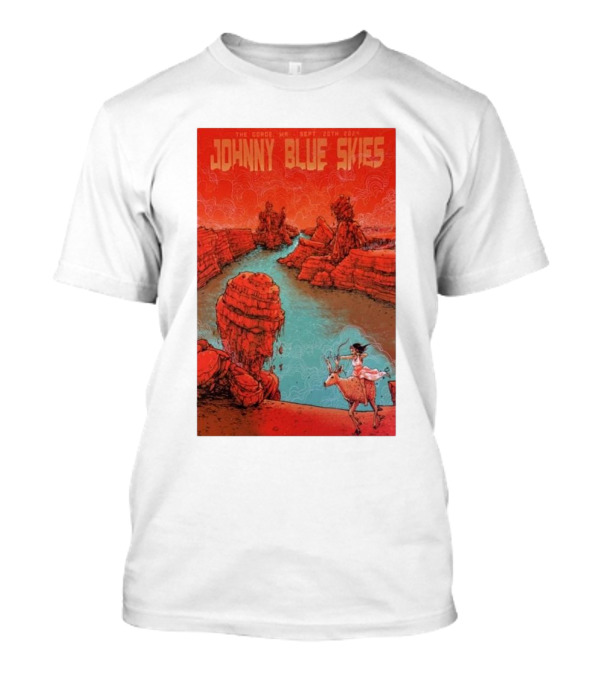 Johnny Blue Skies The Gorge WA September 20th 2024 River Canyon Adventure T-Shirt
