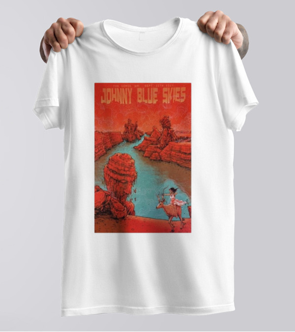 Johnny Blue Skies The Gorge WA September 20th 2024 River Canyon Adventure T-Shirt