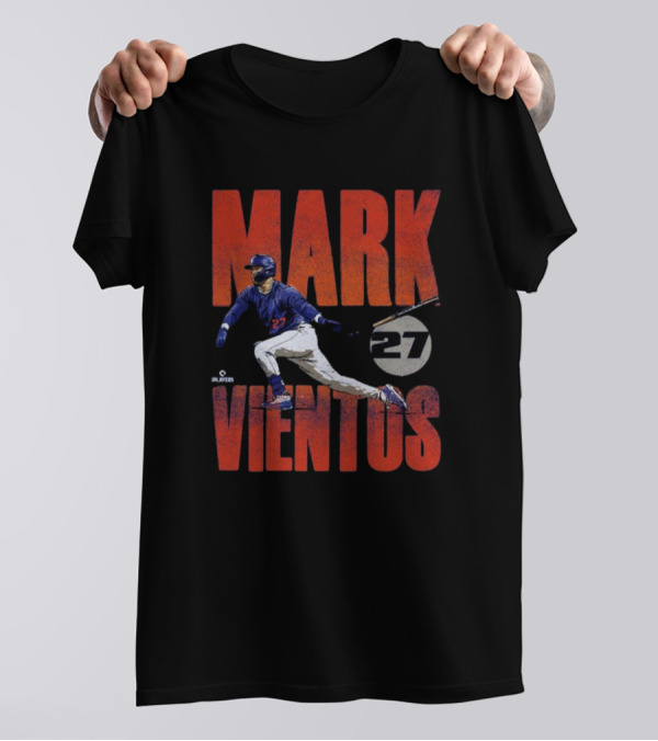 Mark Vientos 27 Action MLB New York Mets Bold Players T-Shirt