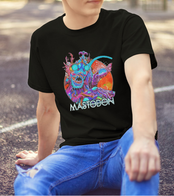 Mastodon Once More Round The Sun Colorful Creature T-Shirt