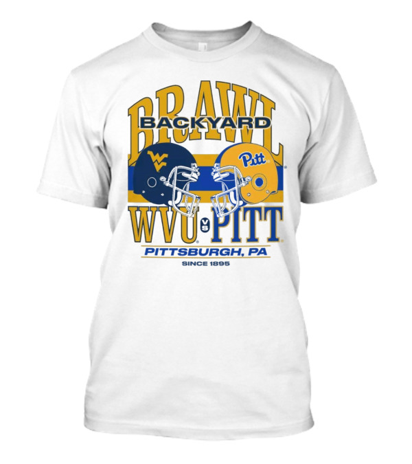 NCAA 2024 Backyard Brawl WVU Vs Pitt Pittsburgh PA Since 1895 T-Shirt