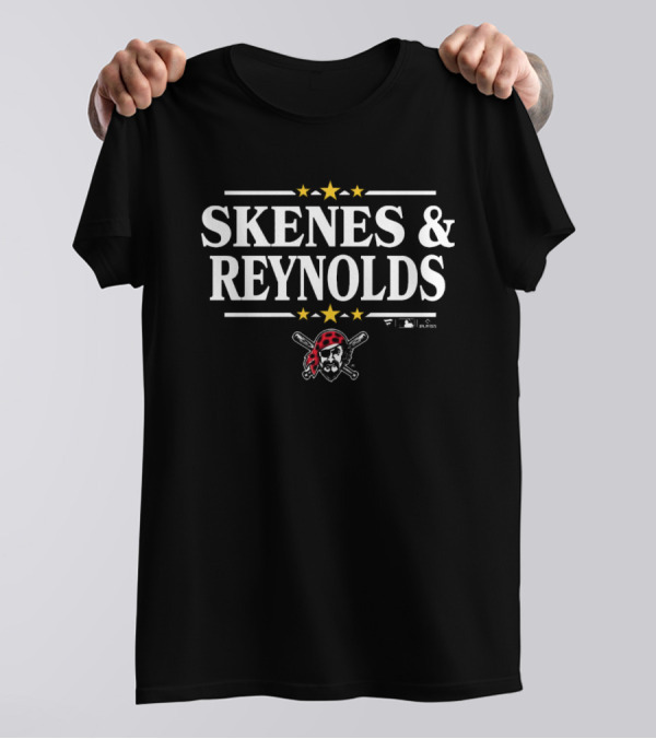 Skenes And Reynolds Pittsburgh Pirates MLB 2024 Player Election Black T-Shirt