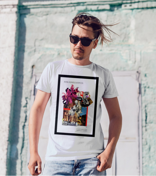 Ryan Adams Liverpool 21 September 2024 Liverpool Olympia Poster Flowers And Collage T-Shirt