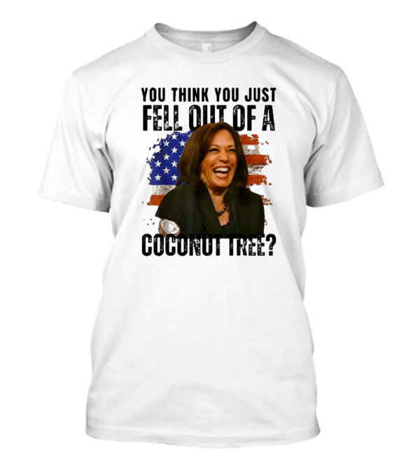 Gabby Williams Seattle Storm Kamala You Think You Just Fell Out Of A Coconut Tree American Flag T-Shirt