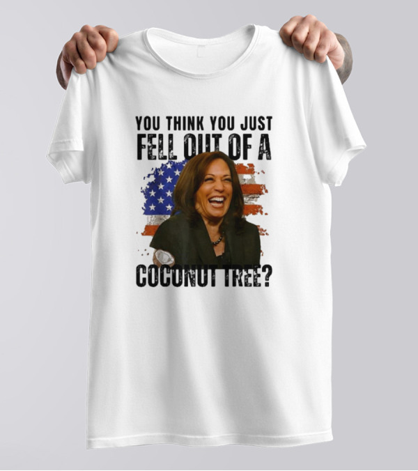 Gabby Williams Seattle Storm Kamala You Think You Just Fell Out Of A Coconut Tree American Flag T-Shirt