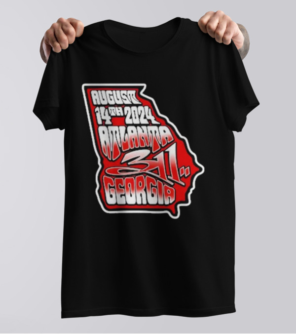 August 14 2024 Atlanta Georgia 311 Coca-Cola Roxy Theatre T-Shirt