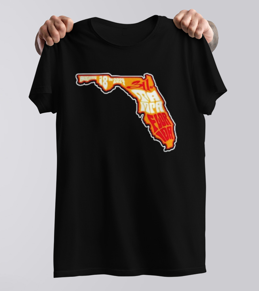 August 18 2024 311 Tampa Florida T-Shirt