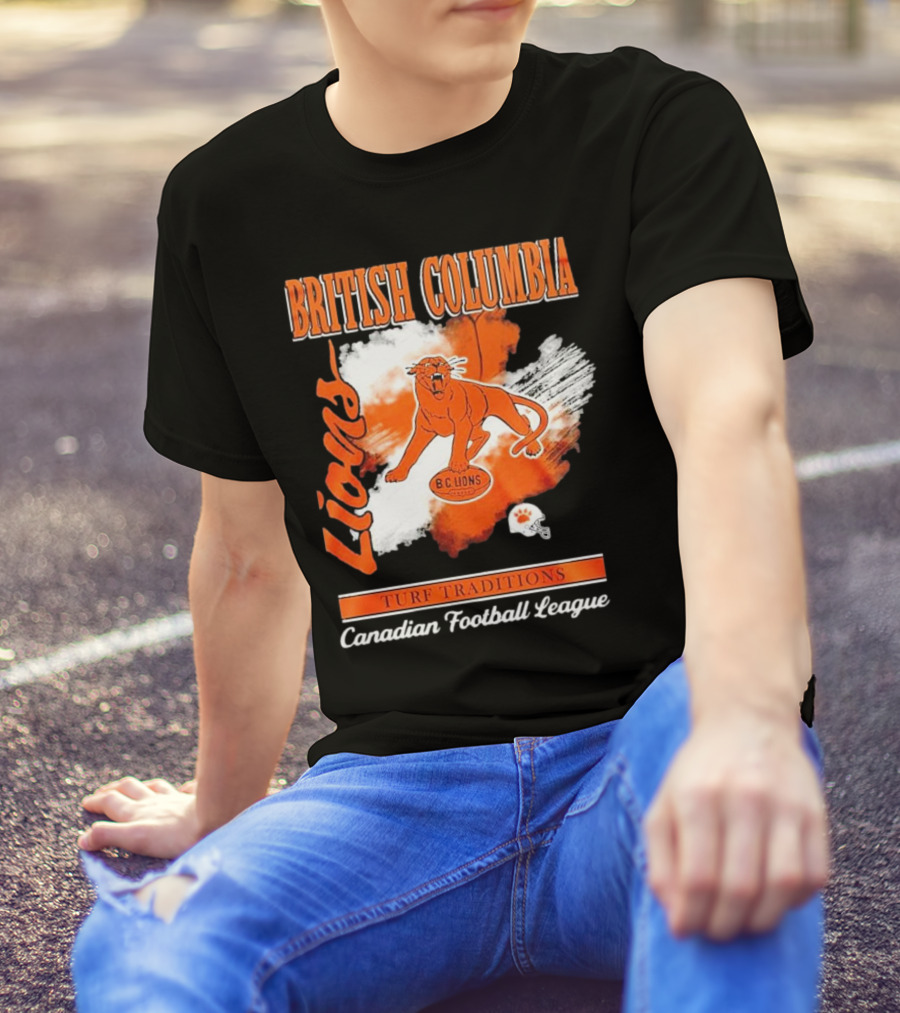 British Columbia Lions Turf Traditions Canadian Football League T-Shirt