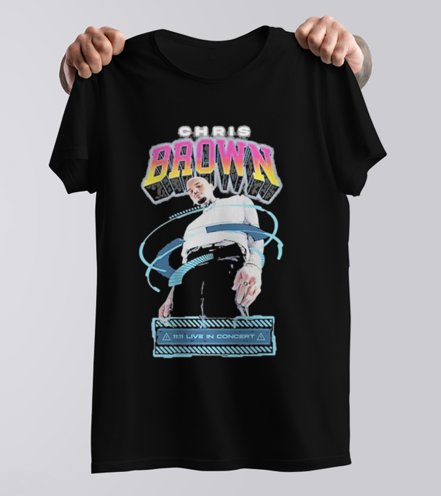 CHRIS BROWN 2024 11:11 LIVE IN CONCERT T-Shirt