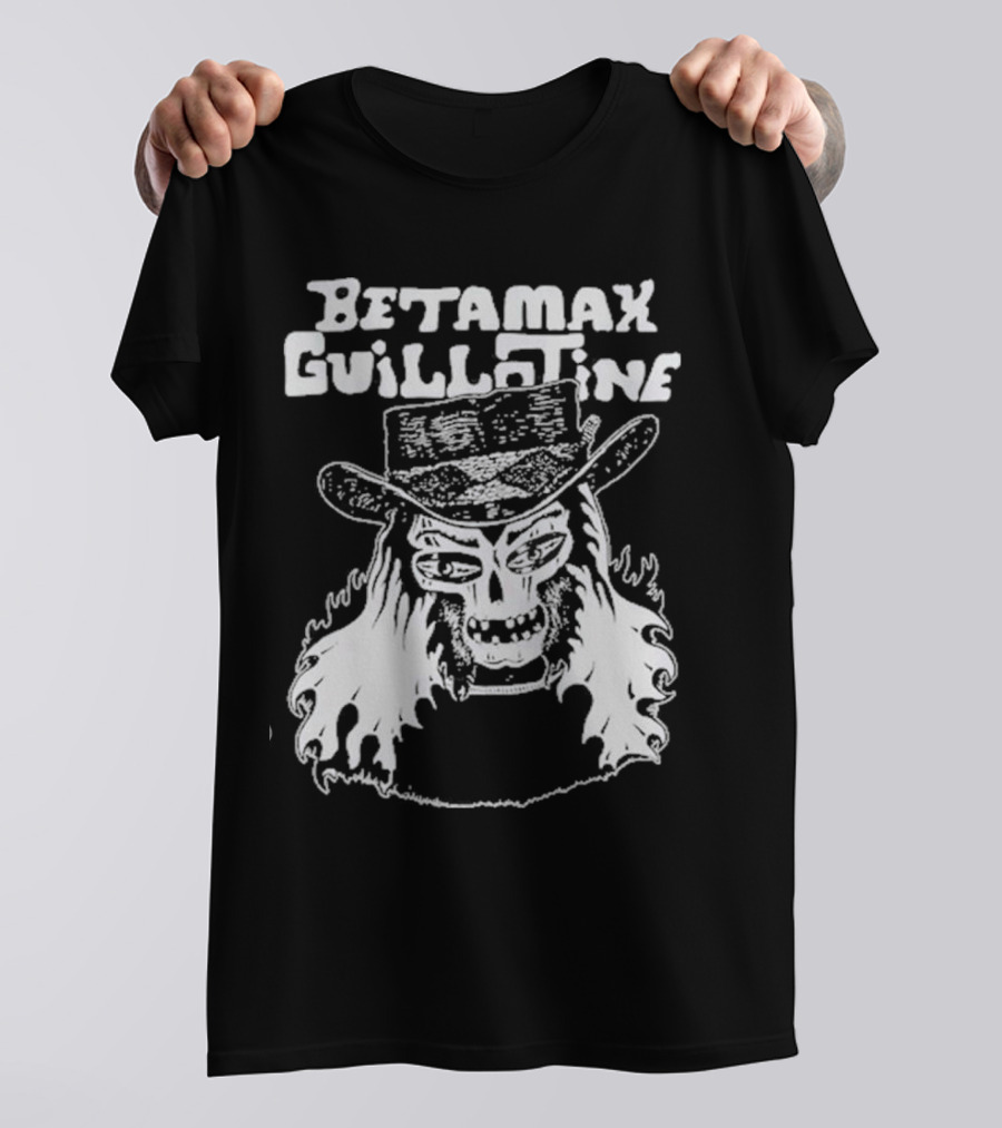Betamax Guillotine 2024 Drive-By Truckers Skull Cowboy T-Shirt