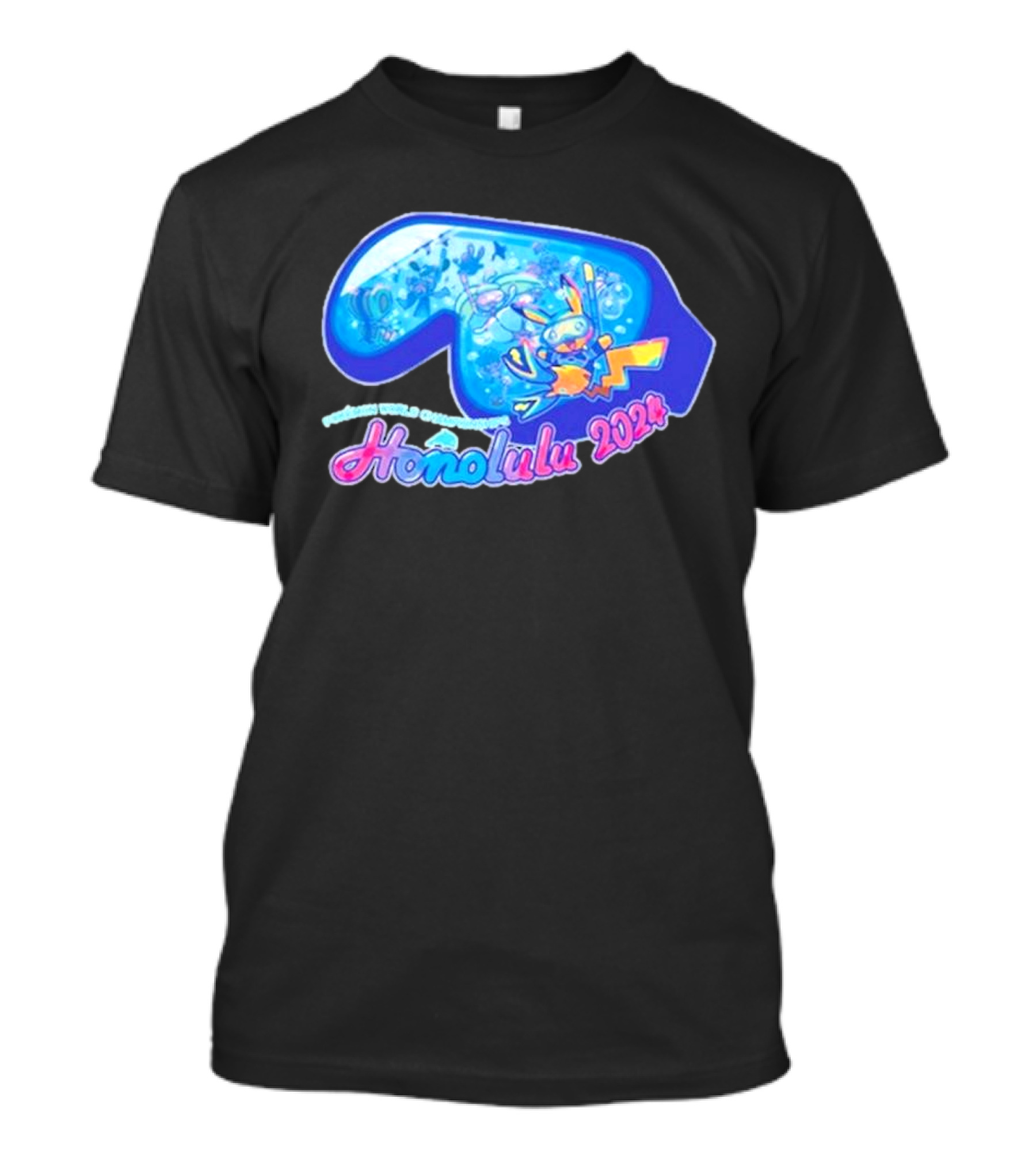 Honolulu 2024 Pokémon GO Event Pikachu And Underwater Adventure T-Shirt
